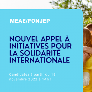 NOUVEL APPEL A INITIATIVES