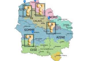 Cartographie vide des JA 8ème vague